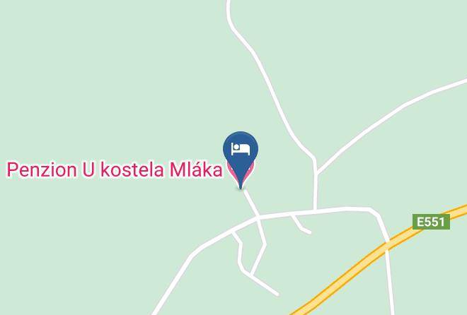 Jindrichuv Hradec - Penzion U Kostela Mlaka Maps