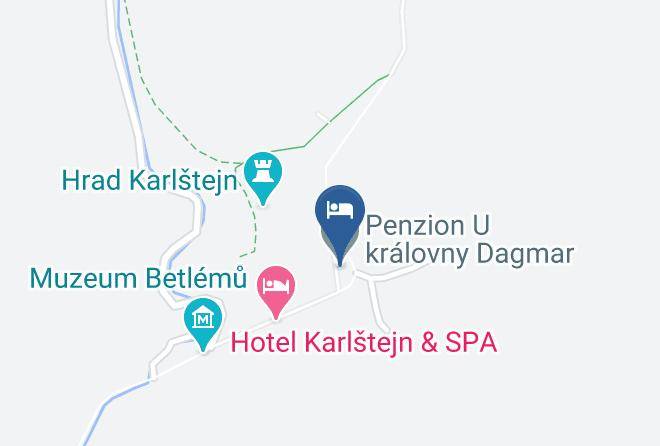 Beroun - Penzion U Kralovny Dagmar Maps