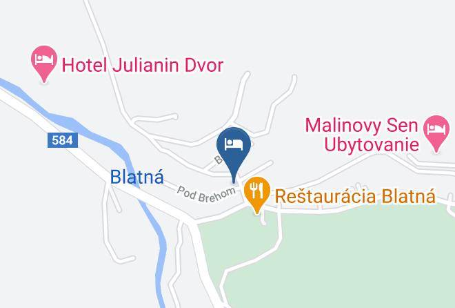Tvrdosin - Penzion U Krbu Maps