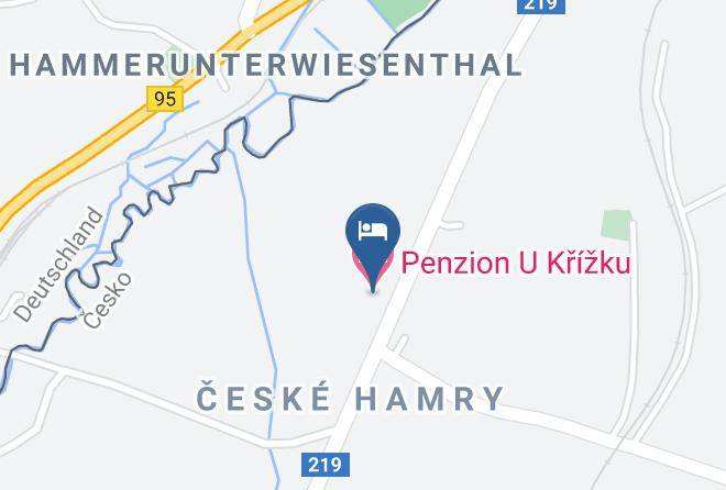 Chomutov - Penzion U Krizku Maps