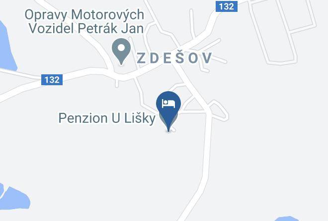 Jindrichuv Hradec - Penzion U Lisky Maps