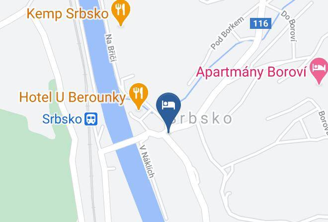 Beroun - Penzion U Lva Maps