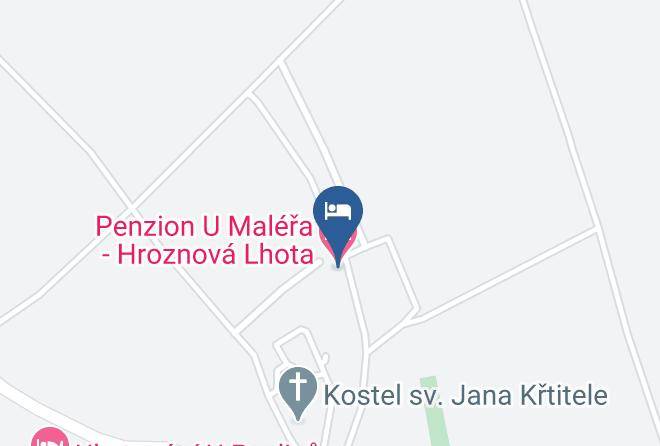 Hodonin - Penzion U Malera Hroznova Lhota Maps