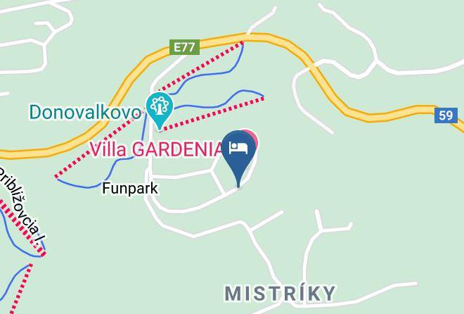 Donovaly - Penzion U Marsa Maps