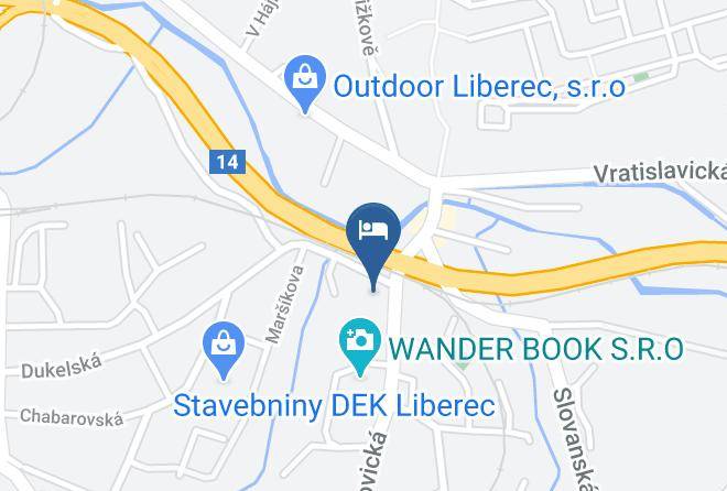 Liberec - Penzion U Martina Maps