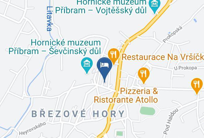 Pribram - Penzion U Muzea Pribram Maps