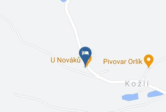 Pisek - Penzion U Novaku Maps
