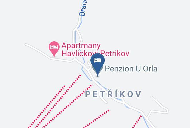 Jesenik - Penzion U Orla Maps