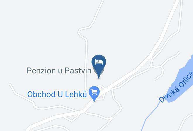 Usti Nad Orlici - Penzion U Pastvin Maps