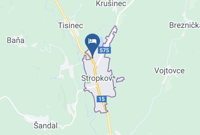 Stropkov - Penzion U Pepina Maps