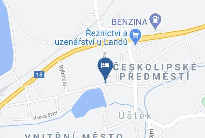 Litomerice - Penzion U Rybnika Maps
