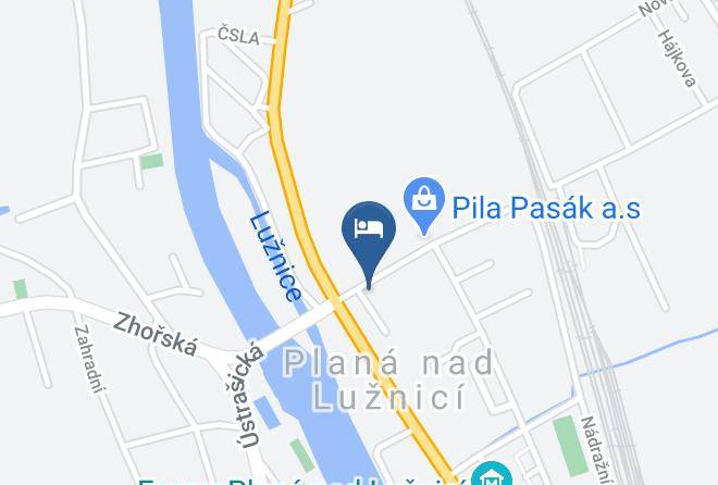 Tabor - Penzion U Rytire Maps
