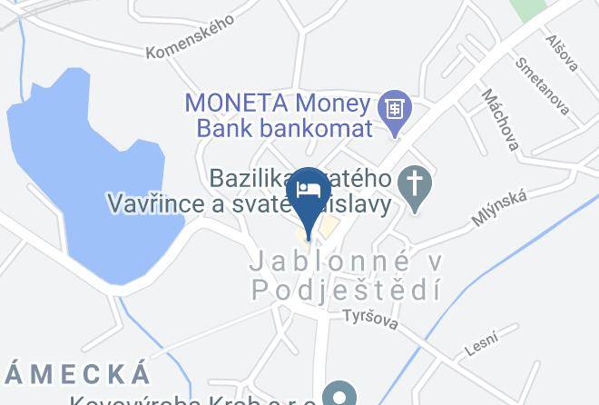 Jablonne V Podjestedi - Penzion U Salvatora Maps