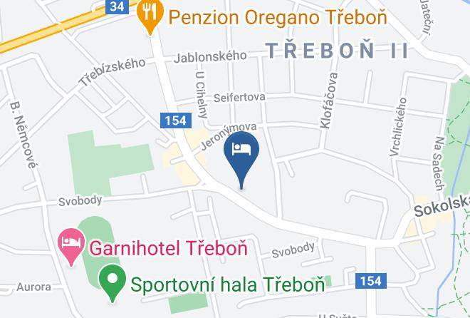 Jindrichuv Hradec - Penzion U Sedlacku Maps