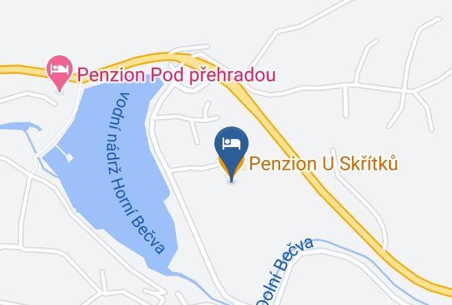Vsetin - Penzion U Skritku Maps