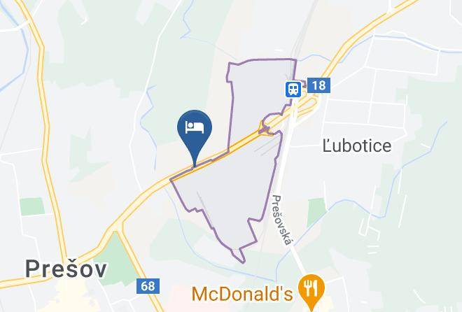 Lubotice - Penzion U Sokola Maps