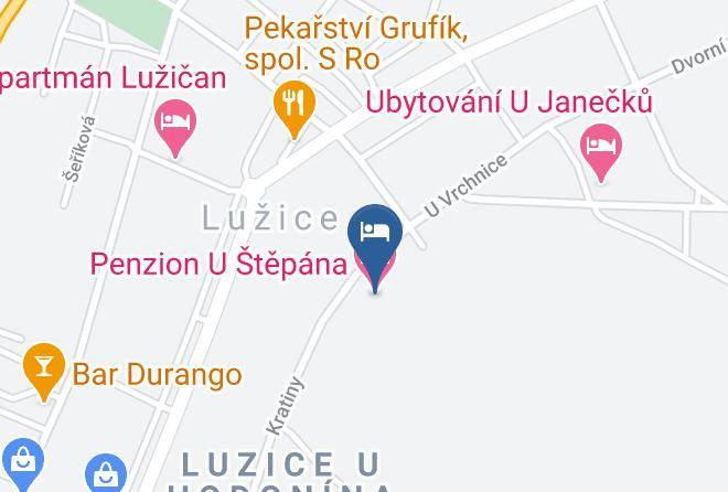 Hodonin - Penzion U Stepana Maps