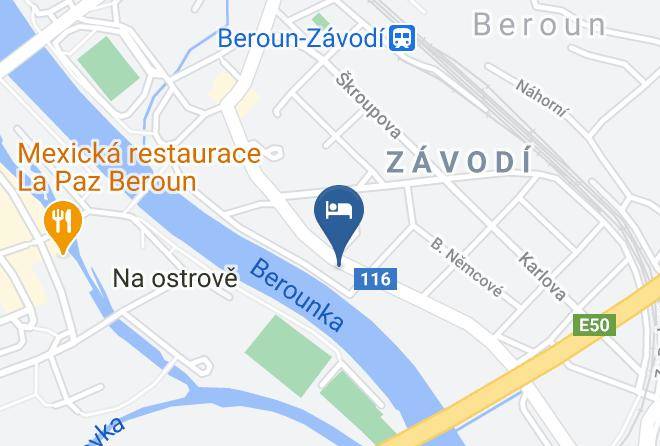 Beroun - Penzion U Stiky Maps