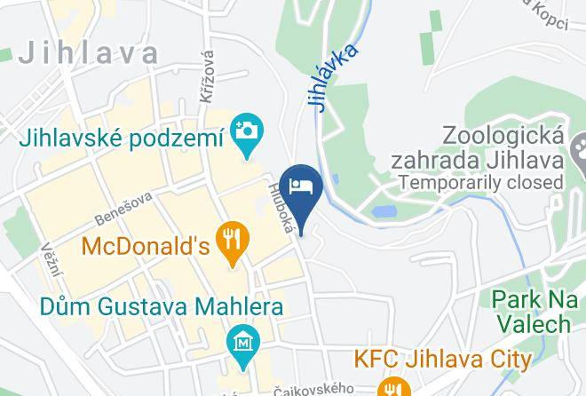 Jihlava - Penzion U Svateho Jakuba Maps