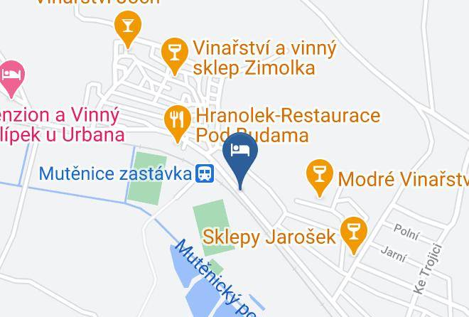 Hodonin - Penzion U Svatosa Maps