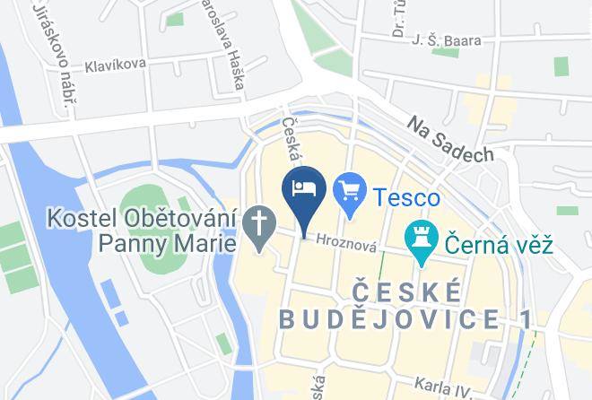 Ceske Budejovice - Penzion U Tri Sedlaku Maps
