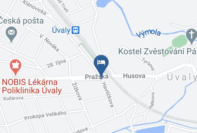 Prague East - Penzion U Vinaru Maps