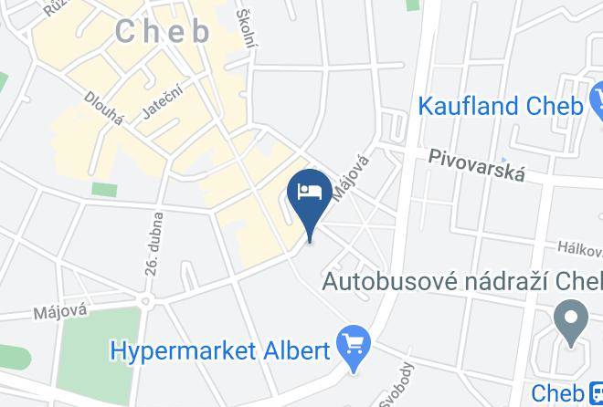 Cheb - Penzion U Vlcku Maps