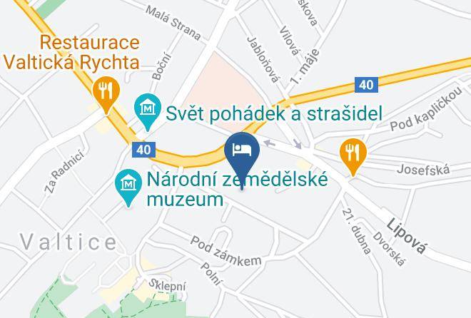 Breclav - Penzion U Vlku Valtice Maps