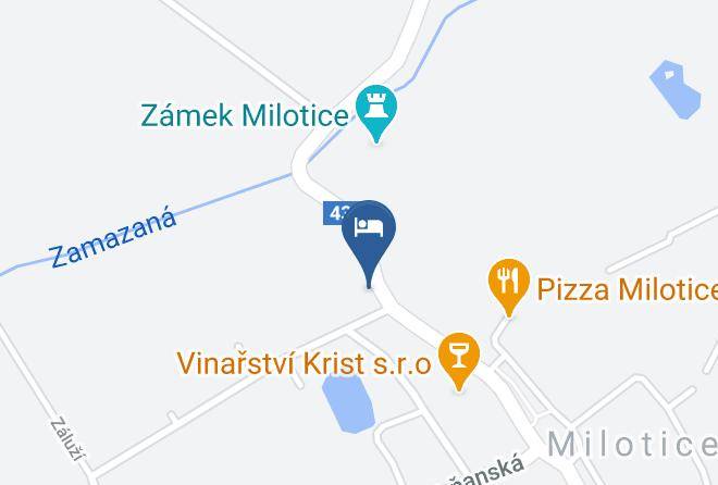 Hodonin - Penzion U Zamku Maps