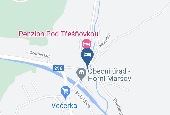 Trutnov - Penzion U Zamku Maps