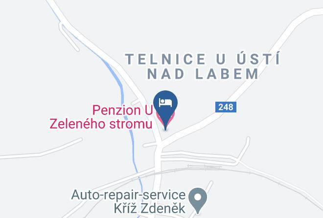 Usti Nad Labem - Penzion U Zeleneho Stromu Maps
