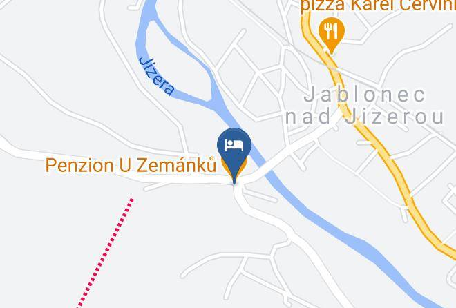 Semily - Penzion U Zemanku Maps