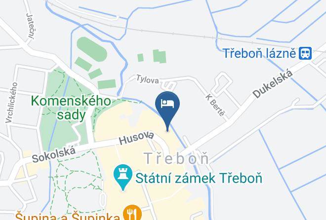 Jindrichuv Hradec - Penzion U Zlate Stoky Maps