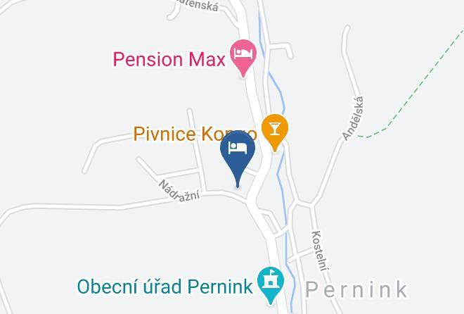 Carlsbad - Penzion U Zlateho Jelena Maps