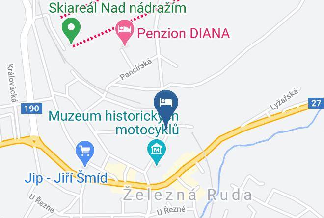 Klatovy - Penzion U Zlomene Lyze Maps