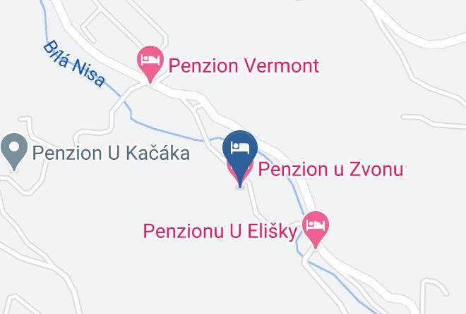 Jablonec Nad Nisou - Penzion U Zvonu Maps