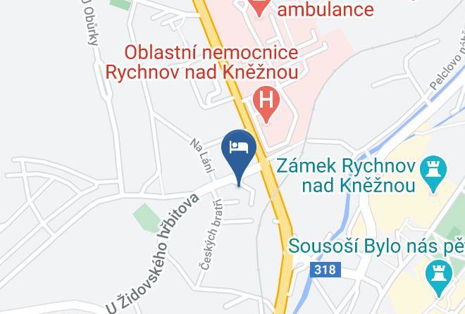 Rychnov Nad Kneznou - Penzion V Chaloupce Maps
