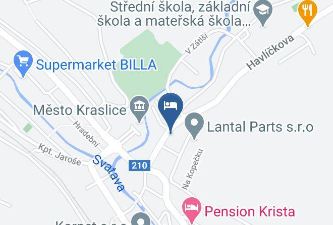 Sokolov - Penzion V Horach Maps