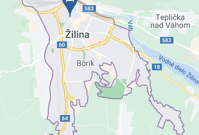 Zilina - Penzion V Inom Svete Maps