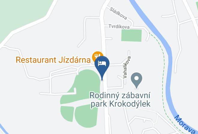 Olomouc - Penzion V Jizdarne Maps