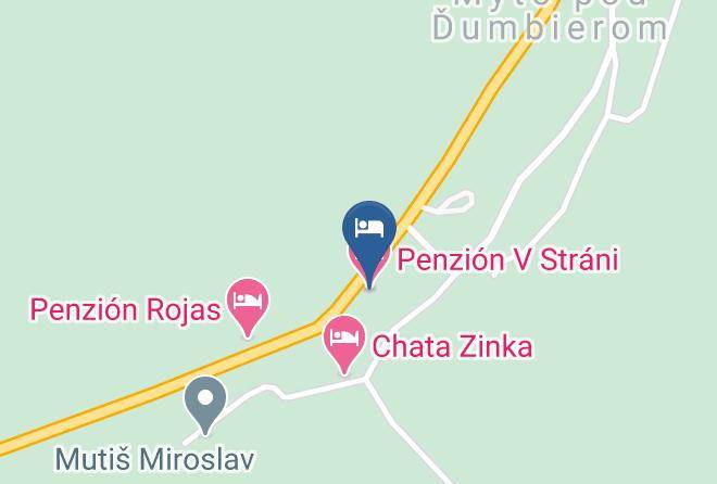 Brezno - Penzion V Strani Maps