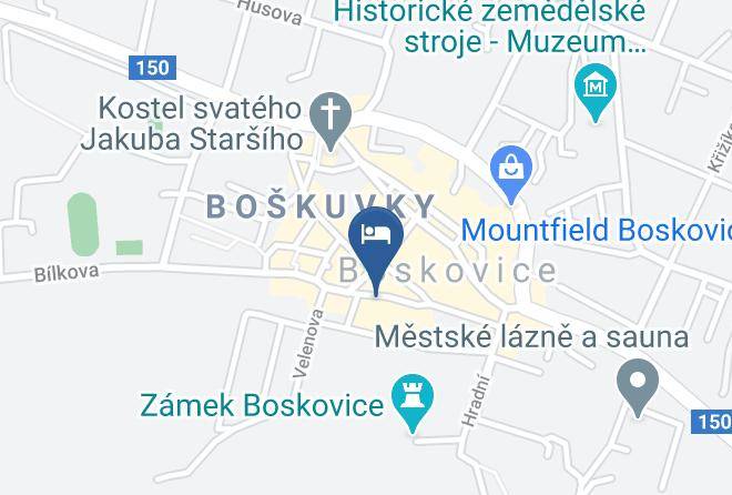 Blansko - Penzion V Zidovske Ctvrti Maps