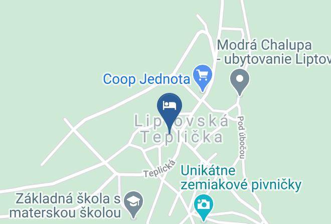 Poprad - Penzion Vah Maps