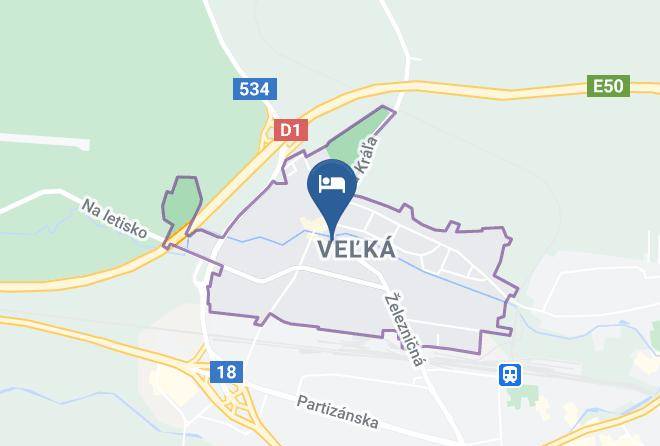 Poprad - Penzion Valentina Maps