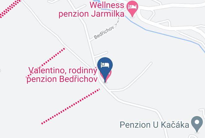 Jablonec Nad Nisou - Penzion Valentino Maps
