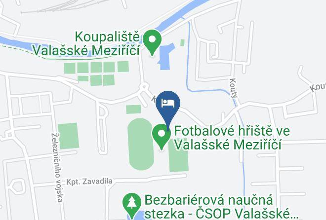 Vsetin - Penzion Valmez Maps