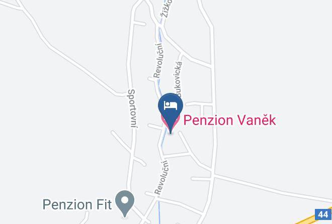 Sumperk - Penzion Vanek Maps