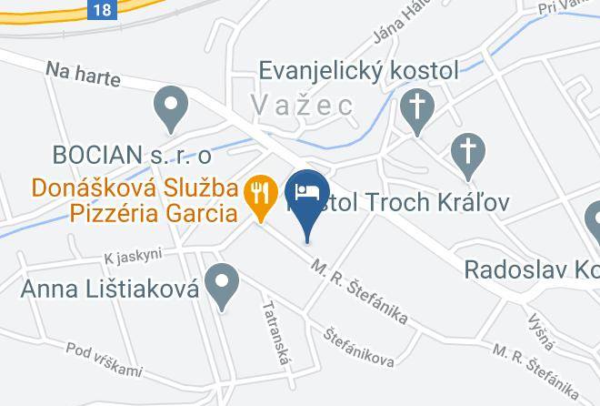 Liptovsky Mikulas - Penzion Vazec Maps