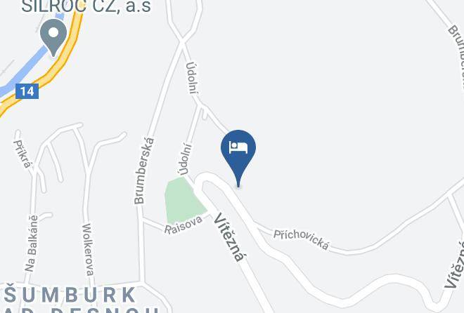 Jablonec Nad Nisou - Penzion Vera Maps