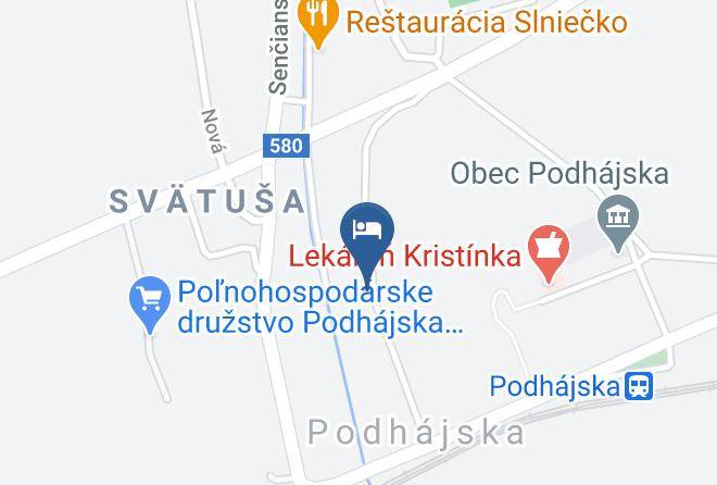 Nove Zamky - Penzion Vilka Podhajcanka Maps